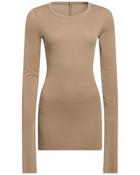 Rick Owens - Khaki T-Shirt Cotton - Lyst
