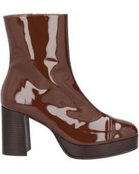 CAREL PARIS - Ankle Boots Leather - Lyst
