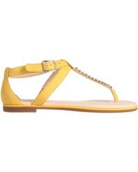Clarks - Mustard Thong Sandal Leather - Lyst