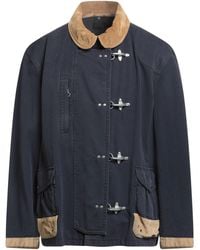 Fay - Midnight Jacket Cotton, Calfskin - Lyst