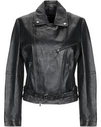 emporio armani women's leather jacket