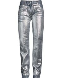 MSGM - Pantalon En Jean - Lyst