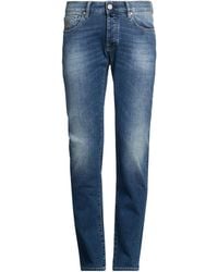 Moorer - Jeans Cotton, Polyester, Elastane - Lyst