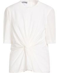 Moschino - Couture Top Cotton, Silk - Lyst