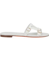 Santoni - Sandals Leather - Lyst