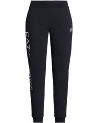 EA7 - Pants Cotton, Elastane - Lyst