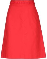 RED Valentino Falda corta - Rojo