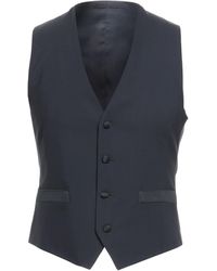 Lardini - Midnight Tailored Vest Wool, Elastane - Lyst