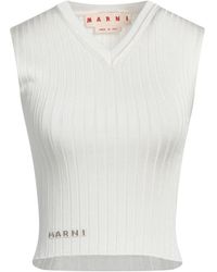 Marni - Ivory Sweater Viscose, Polyamide, Elastane - Lyst