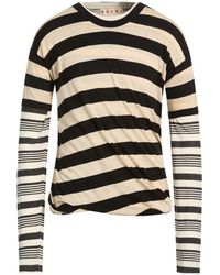 Marni - Cream Sweater Cotton - Lyst