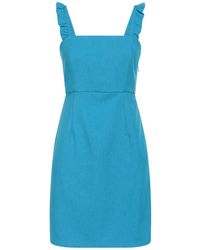 Fly Girl - Azure Mini Dress Polyester - Lyst