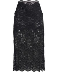Rabanne - Midi Skirt Polyamide, Elastane - Lyst
