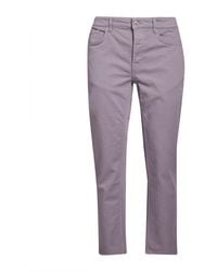Department 5 - Lilac Pants Cotton, Rubber - Lyst
