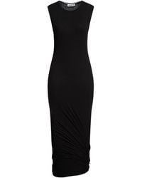 Jil Sander - Midi Dress Cotton - Lyst