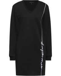ARMANI EXCHANGE - Mini Dress Cotton, Polyester - Lyst