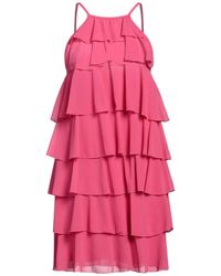 Kontatto - Fuchsia Mini Dress Polyester - Lyst