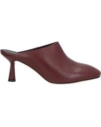 Aeyde - Burgundy Mules & Clogs Leather - Lyst