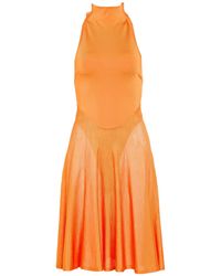 Alaïa - Mini Dress Viscose, Polyamide, Polyurethane - Lyst