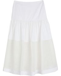 Jijil - Midi Skirt Cotton, Polyamide, Elastane - Lyst