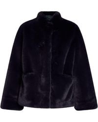 Emporio Armani - Teddy Coat - Lyst
