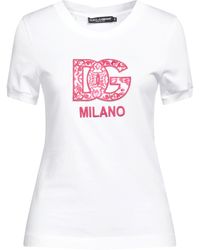 Dolce & Gabbana - T-Shirt Cotton, Polyester - Lyst