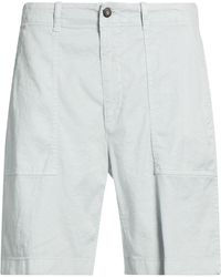 Eleventy - Denim Shorts Linen, Cotton, Elastane - Lyst