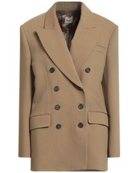 KHAITE - Camel Blazer Virgin Wool, Viscose - Lyst