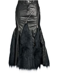 Junya Watanabe - Midi Skirt Polyurethane Resin, Acrylic - Lyst