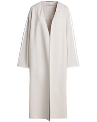 Agnona - Overcoat & Trench Coat Wool, Elastane, Polyamide - Lyst
