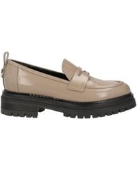 Sergio Rossi - Taupe Loafers Leather - Lyst