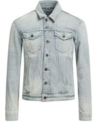 John Varvatos - Denim Outerwear Cotton, Elastane - Lyst