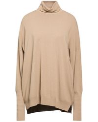 Transit - Sand Turtleneck Viscose, Wool, Nylon - Lyst