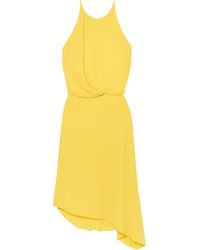 Halston Vestito al ginocchio - Giallo