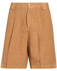Costumein - Camel Shorts & Bermuda Shorts Linen - Lyst