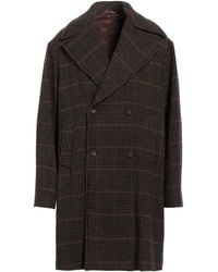 Doppiaa - Khaki Coat Alpaca Wool, Polyamide - Lyst