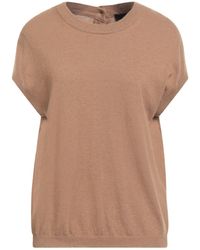 Alpha Studio - Camel Sweater Cotton - Lyst