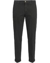 RE_HASH - Charcoal Pants Cotton, Lyocell, Elastane - Lyst