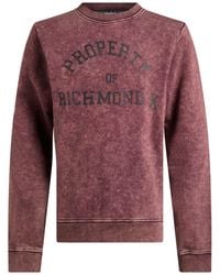 Richmond X - Sweatshirt Cotton, Polyester - Lyst