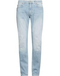 Versace - Jeans Cotton, Elastane, Polyester, Calfskin - Lyst