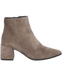 Francesco Brunelli - Taupe Ankle Boots Leather - Lyst
