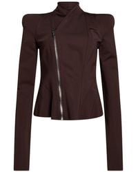 Rick Owens - Jacket Viscose, Polyamide, Elastane - Lyst