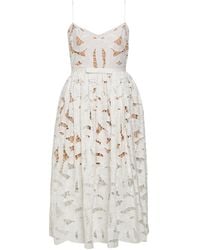 Self-Portrait - Midi Dress - Lyst