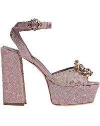 Dolce & Gabbana - Sandals - Lyst