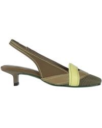 Daniele Ancarani - Khaki Pumps Soft Leather, Textile Fibers - Lyst
