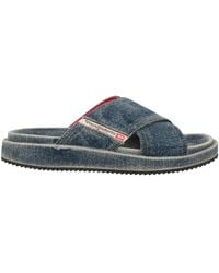 DIESEL - Sandals Textile Fibers - Lyst