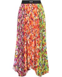MSGM - Long Skirt - Lyst