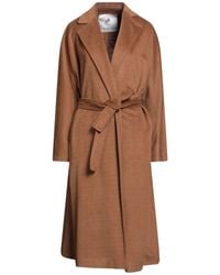 Compagnia Italiana - Coat Polyester, Viscose - Lyst