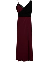 Kocca - Burgundy Maxi Dress Polyester - Lyst