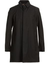 Add - Overcoat & Trench Coat Polyester, Viscose - Lyst