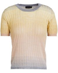 Roberto Collina - Sweater Linen, Viscose, Nylon, Polyester - Lyst